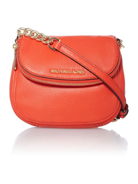 michael kors bedford crossbody orange|Michael Kors bedford flat crossbody.